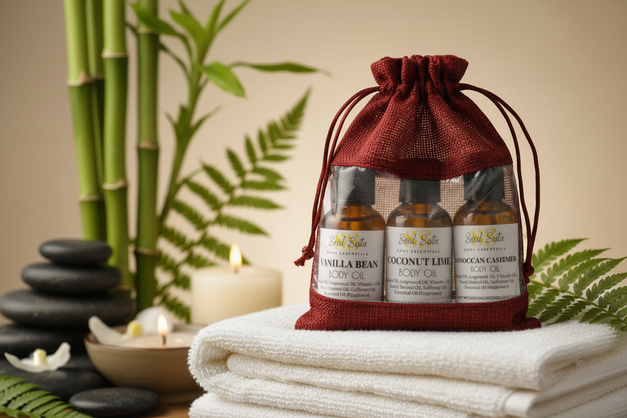 Trio Body Oil Set - soulsistabodyessentials